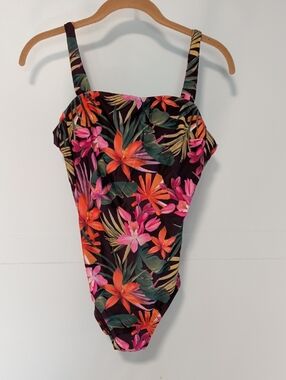 Shade & Shore Tropical Floral Swimsuit